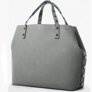French Connection Celia Smokey Gray Tote Bag